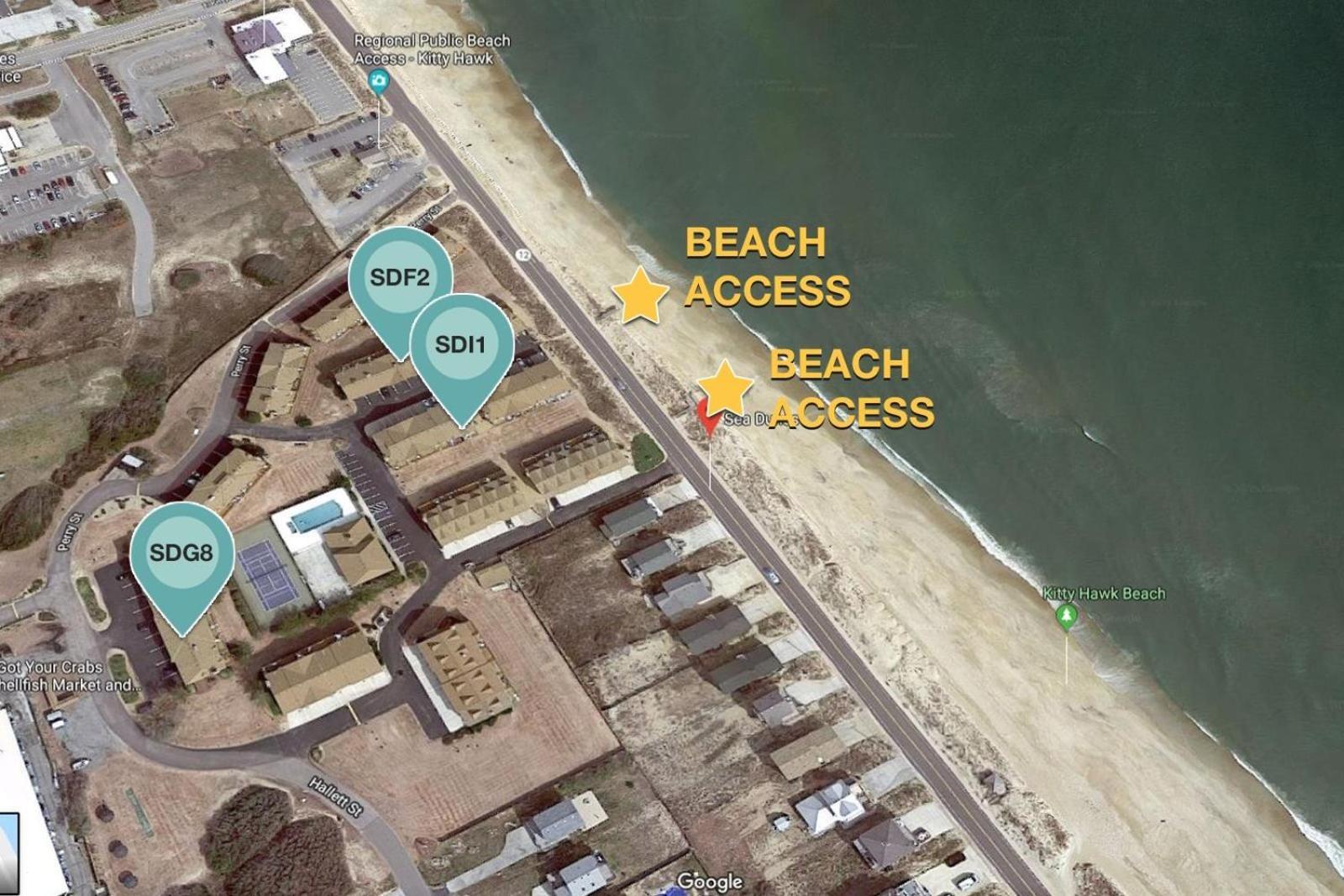 Sdi1 Sea Dunes I1 Steps To The Beach Кити Хоук Екстериор снимка
